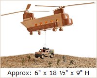 Mil-spec CH-47 Chinook Helicopter